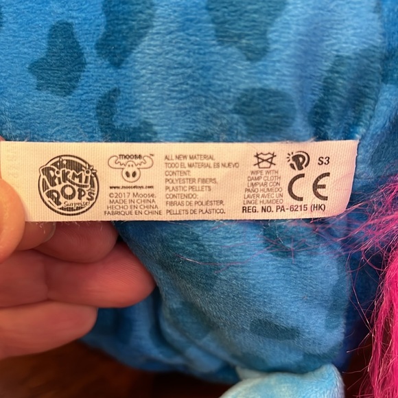 Rare Pikmi Pops 10" Plush Pony Horse Pink Blue Moose Squishable Stuffed Animal - Picture 7 of 9